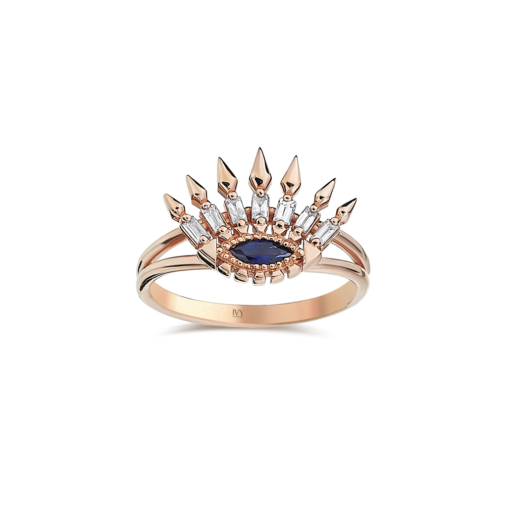 SAFİR-PIRLANTA YÜZÜK