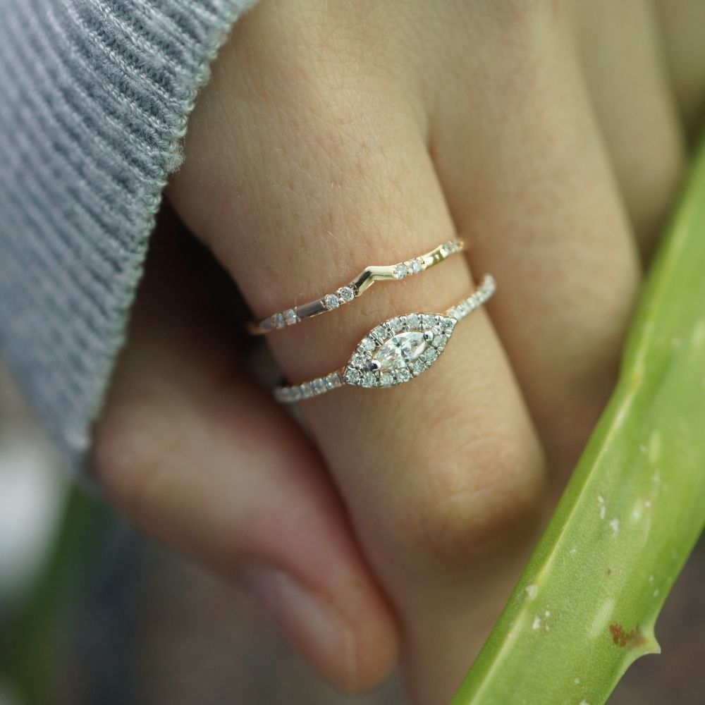 0.24 KARAT PIRLANTA YÜZÜK