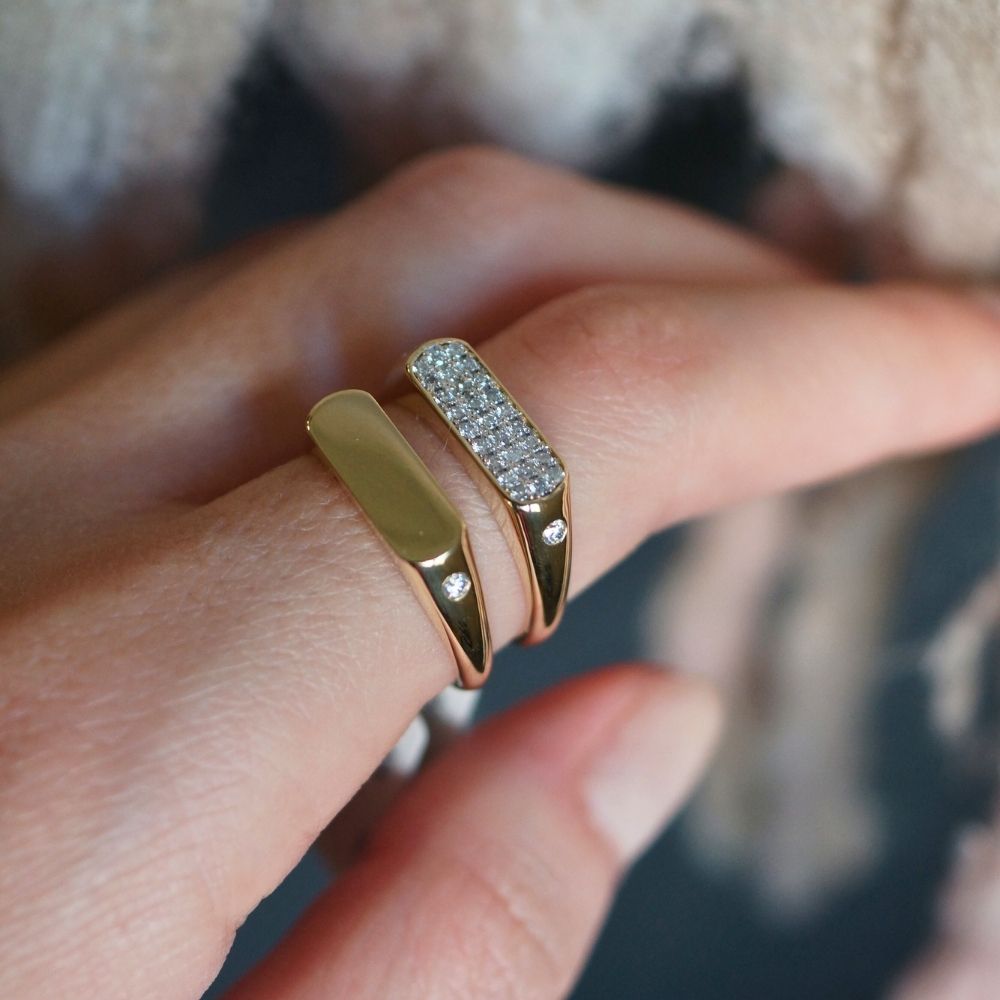 0.23 KARAT PIRLANTA YÜZÜK