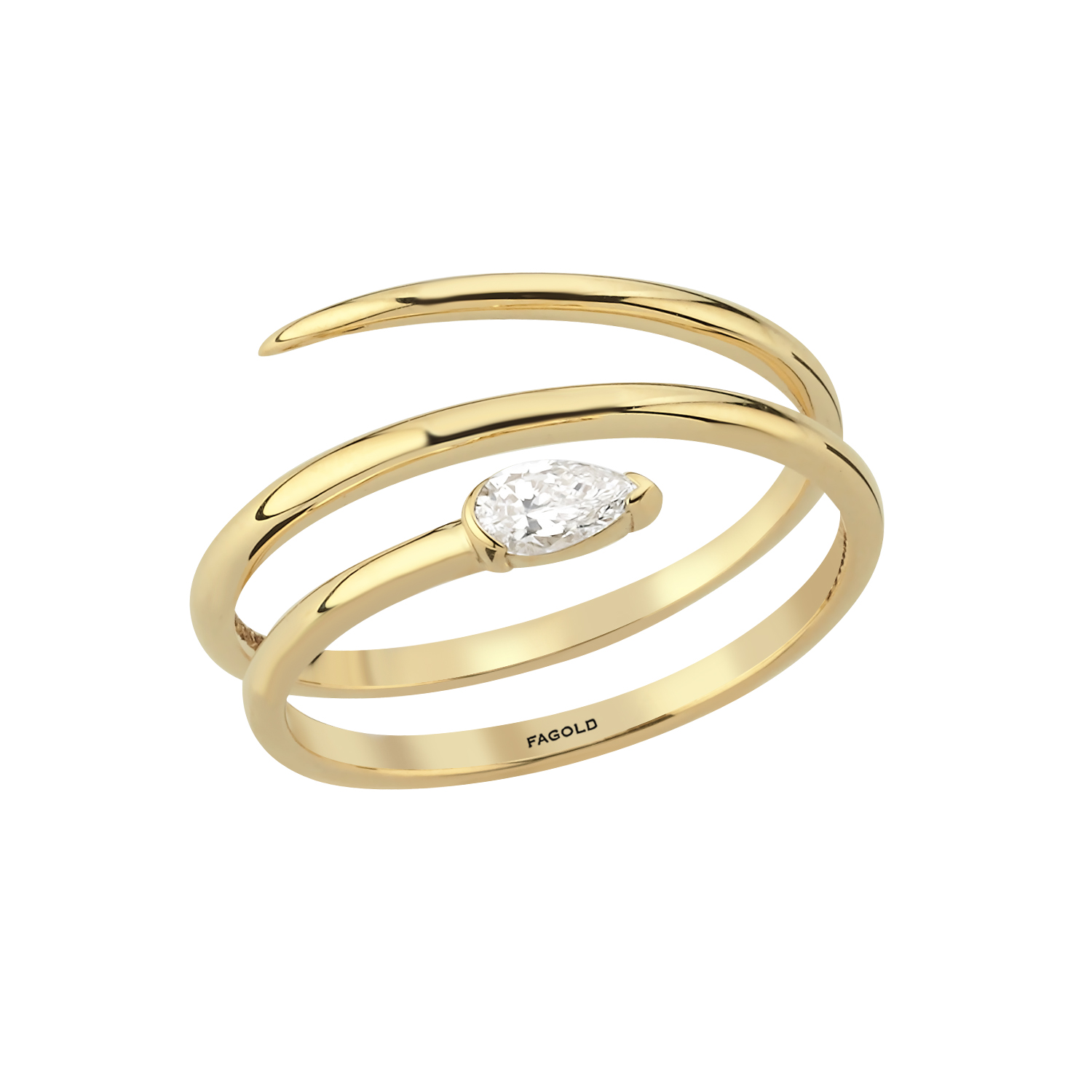 0.13 KARAT PIRLANTA YÜZÜK