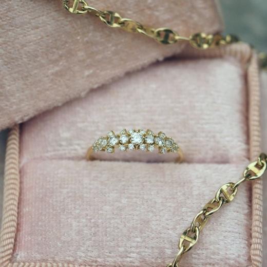 0.34 KARAT PIRLANTA YÜZÜK