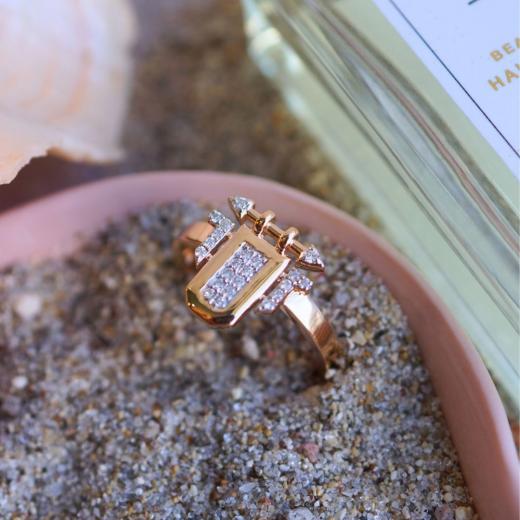 0,12 KARAT PIRLANTA YÜZÜK