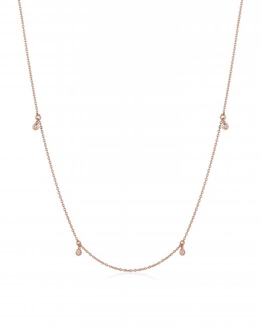 0.08 KARAT PIRLANTA KOLYE