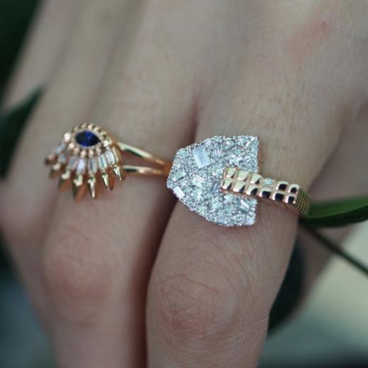 SAFİR-PIRLANTA YÜZÜK