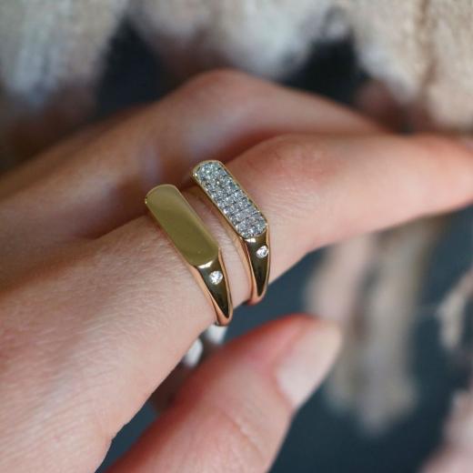 0.23 KARAT PIRLANTA YÜZÜK